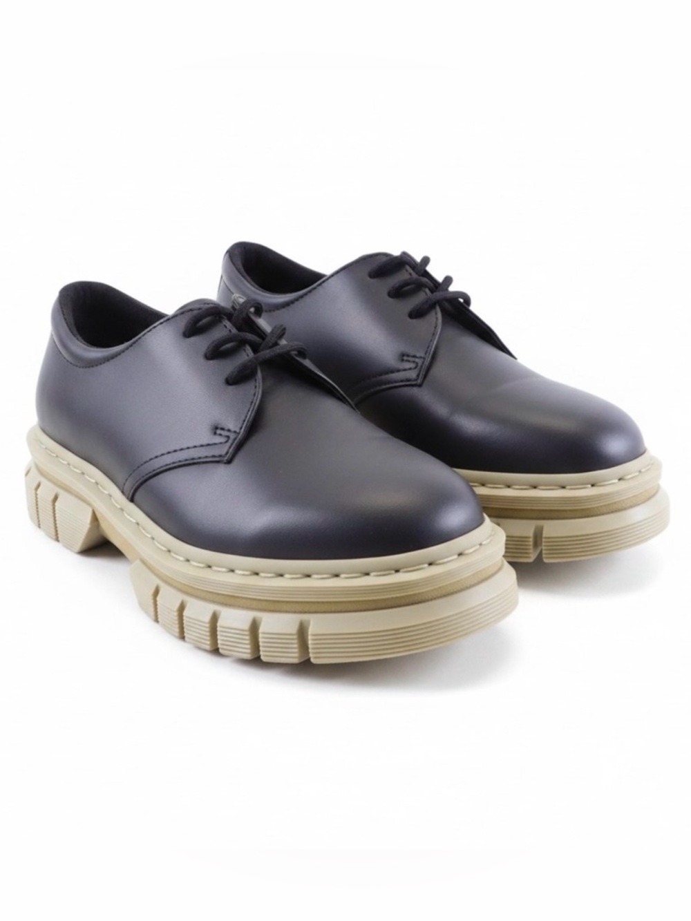 Dr. Martens Rikard 31 Black Leather Shoes Size 7 Men Ladies 8